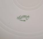 Lot de 6 anciennes assiettes plates Limoges n°9567