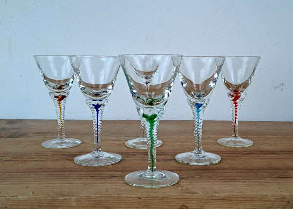 Lot de 6 verres vintages n°9680