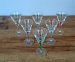 Lot de 6 verres vintages n°9680