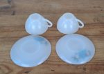 Lot de 2 tasses a thé vintages Arcopal n°9718