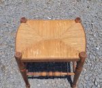 Ancien tabouret paillé n°9755