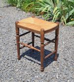 Ancien tabouret paillé n°9755