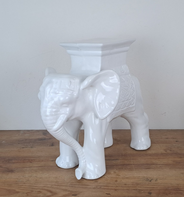 Porte plante éléphant en céramique n°9824