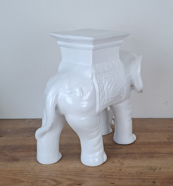 Porte plante éléphant en céramique n°9824