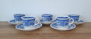 Lot de 5 tasses a café Burgenland n°9812