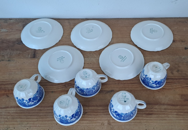 Lot de 5 tasses a café Burgenland n°9812