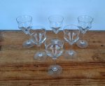 Lot de 6 verres a apéritif vintages n°9882