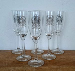 Lot de 6 flûtes a champagne Montigny Chatillon n°9884