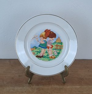 Assiette vintage enfant Lunéville n°9935