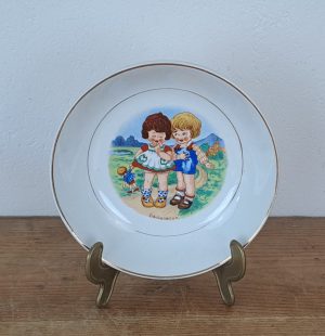 Assiette vintage enfant Lunéville n°9936