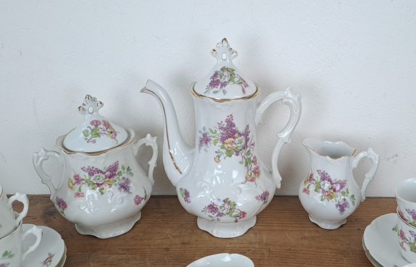 Ancien service a café en porcelaine n°9993