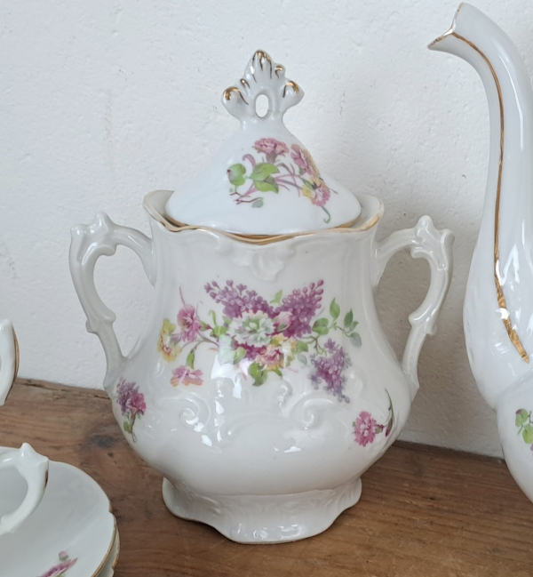 Ancien service a café en porcelaine n°9993