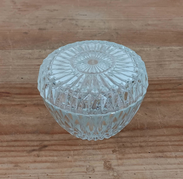 Sucrier en verre vintage Duralex n°1250