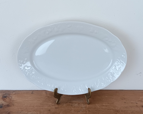 Plat ovale Deshoulières / Limoges n°1325