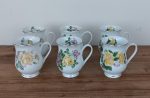 Lot de 6 tasses " Roses " n°2198