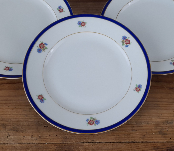 Lot de 9 assiettes en porcelaine n°2294