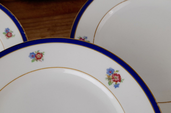 Lot de 9 assiettes en porcelaine n°2294