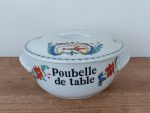 Poubelle de table / Porcelaine de Paris n°1280