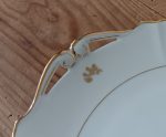 Plat a gâteaux vintage en porcelaine n°1358