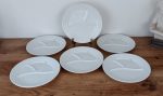 Lot de 6 assiettes vintages a Hors d'œuvres n°1357