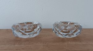 Paire de salerons en cristal Baccarat n°1141