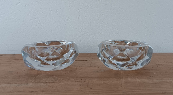 Paire de salerons en cristal Baccarat n°1141