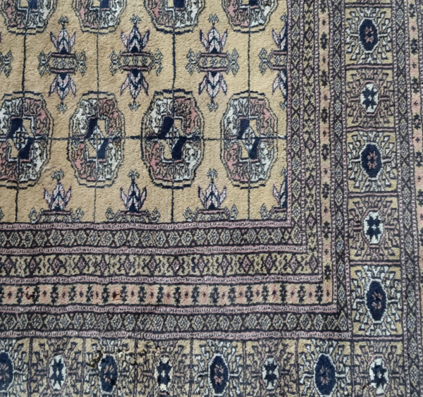 Ancien grand tapis fait main / Pakistan / n°1415