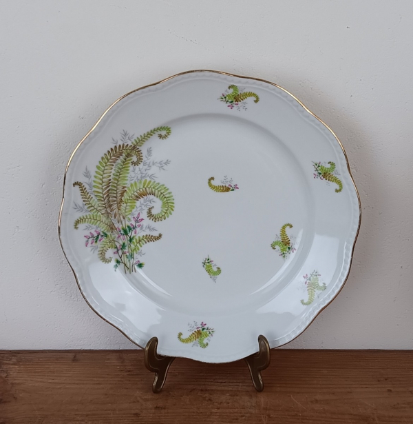 Ancien plat en porcelaine de Limoges n°1434