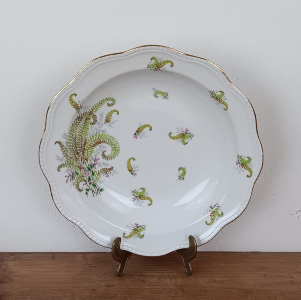 Ancien plat a sauce en porcelaine de Limoges n°1435