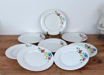 Lot 8 assiettes plates vintages Beausoleil n°1963