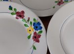 Lot 8 assiettes plates vintages Beausoleil n°1963