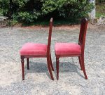 Ancien paire de chaises en acajou n°1510