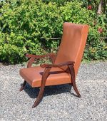 Fauteuil vintage en simili n°1902