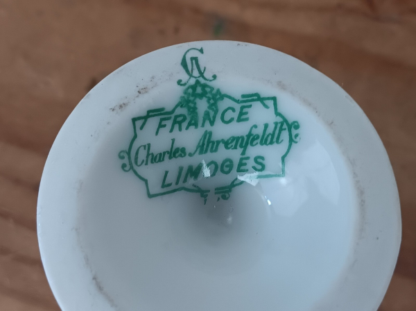 Set de naissance en porcelaine de Limoges n°1584