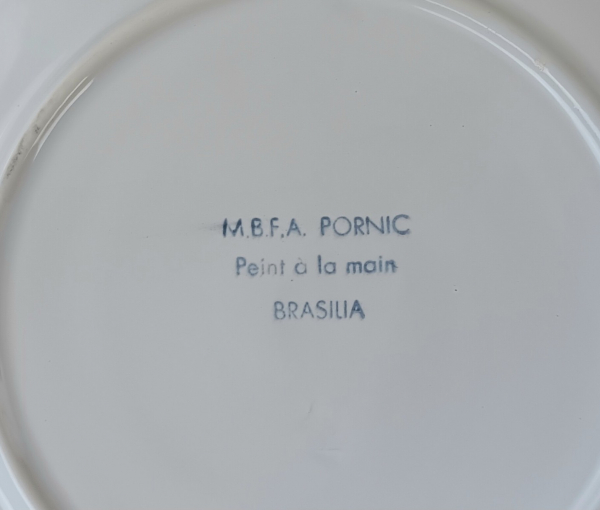 Service de table vintage Pornic Brasilia n°1657