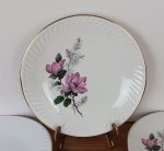 Lot 6 assiettes plates vintages Gien Chenonceaux n°1717