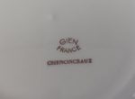 Lot 6 assiettes plates vintages Gien Chenonceaux n°1717