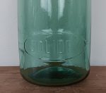 Bocal vintage Solidex / Verre vert / n°1875