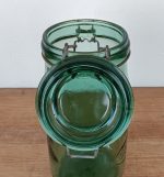 Bocal vintage Solidex / Verre vert / n°1875