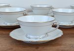 Lot de 6 tasses en porcelaine de Limoges n°1768