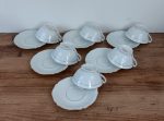 Lot de 6 tasses en porcelaine de Limoges n°1768