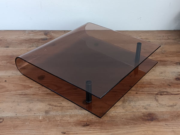 Support / Réhausseur vintage IBM en plexi fumé n°1784