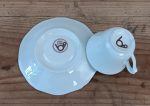 Service a café vintage en porcelaine / Myosotis / n°1863