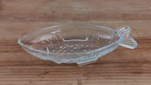 Ravier vintage / Poisson en verre / n°1865