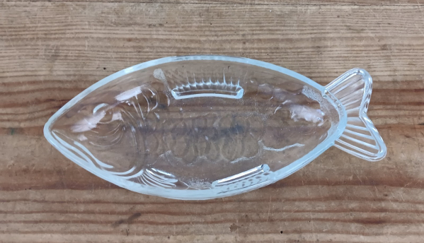 Ravier vintage / Poisson en verre / n°1865