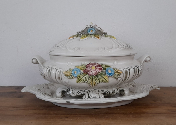 Soupière vintage Rococo Italie n°1293