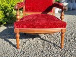 Ancien fauteuil en noyer n°1256