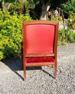 Ancien fauteuil en noyer n°1256