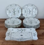 Ancien service a asperge en porcelaine n°1749