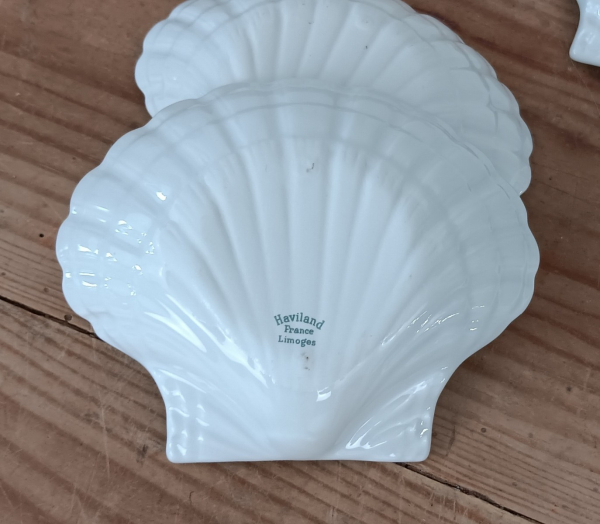 Lot de 6 coupelles coquilles Haviland n°2099